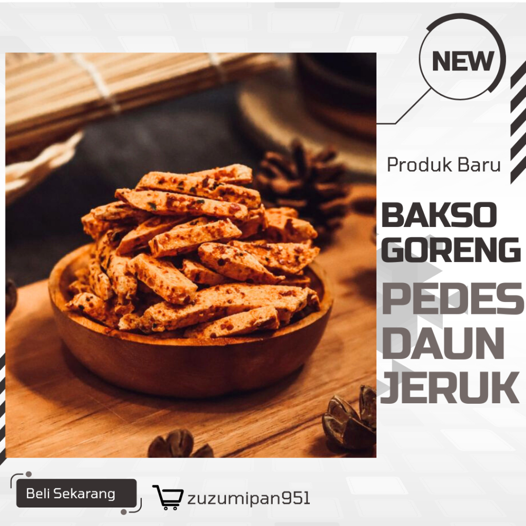

Bakso Goreng Pedas Daun Jeruk - Sensasi Pedas Autentik|1KG