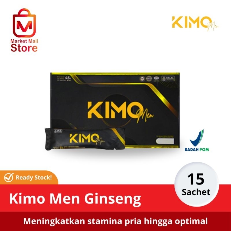 Kimo Ginseng Suplemen Herbal Vitalitas Pria Kuat Tahan Lama | Kimo Men Minuman Botanical Serbuk Stam