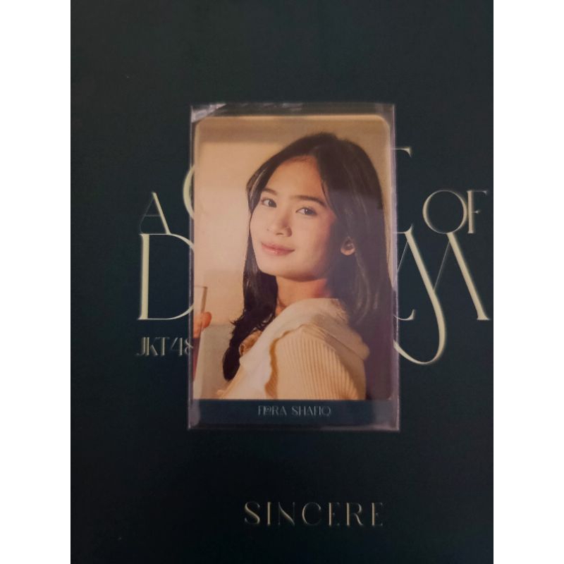 photocard Flora kalender A Gaze of Dream 2025