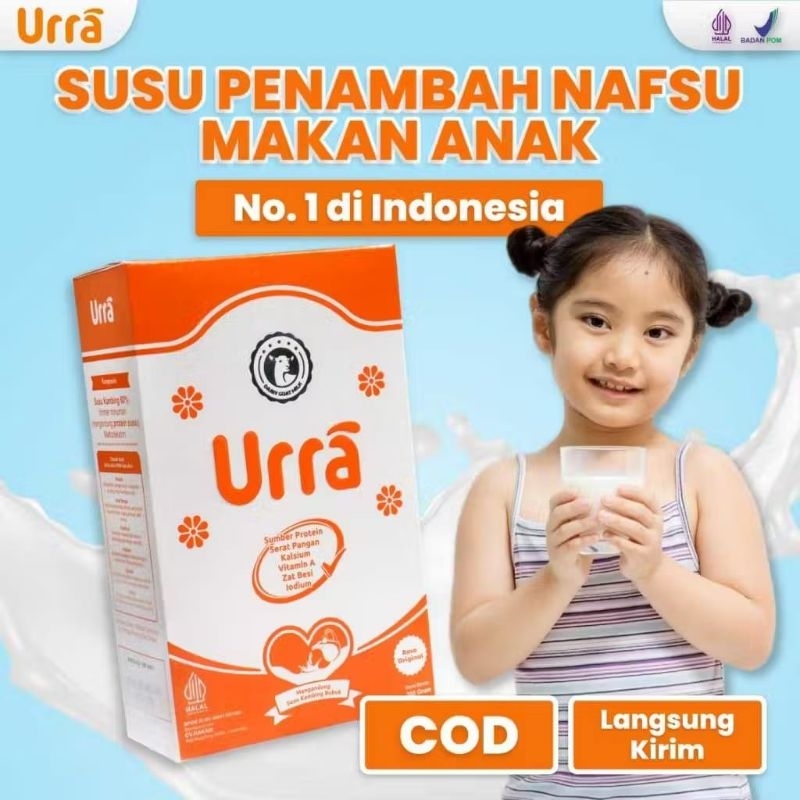

Susu Urra Susu Penambah Nafsu Makan Anak Untuk Tambah Berat Badan dan tinggi Badan