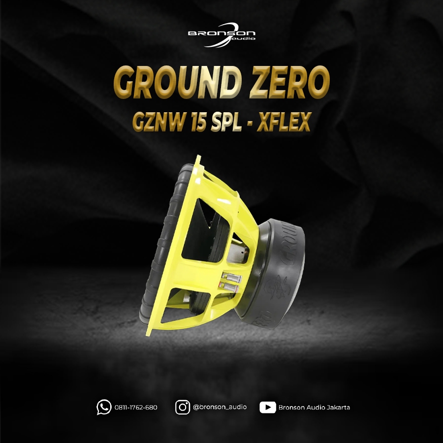 SUBWOOFER PASIF GROUND ZERO GZNW 15 SPL - XFLEX