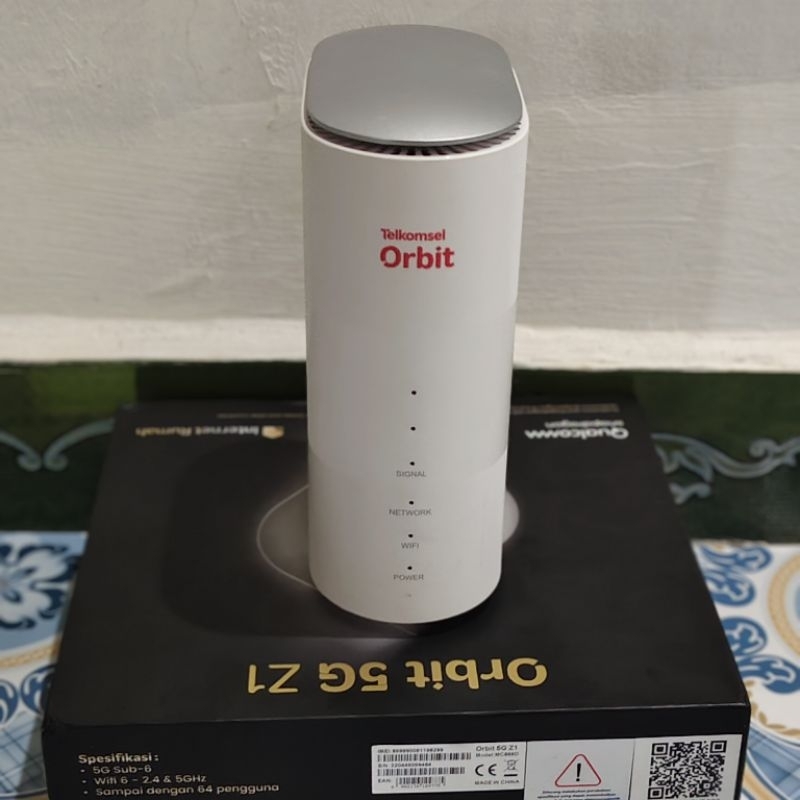 Orbit 5G Z1 | modem wifi Telkomsel 5G second normal fullset