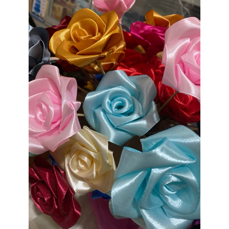 BUNGA SATIN/BUNGA SATIN SATUAN/BUNGA SATIN TANGKAI/BUKET BUNGA SATIN
