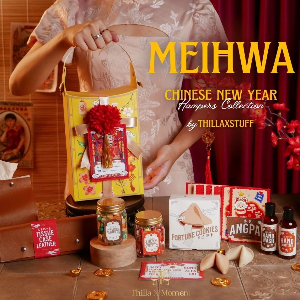 

[ MEIHWA ] HAMPERS CNY IMLEK 2025 KADO NATAL CHINESE NEW YEAR GIFT BOX PARSEL SINCIA BINGKISAN HADIAH SOUVENIR IMLEK 2025 KADO LUNAR NEW YEAR HAMPER GIFT BOX