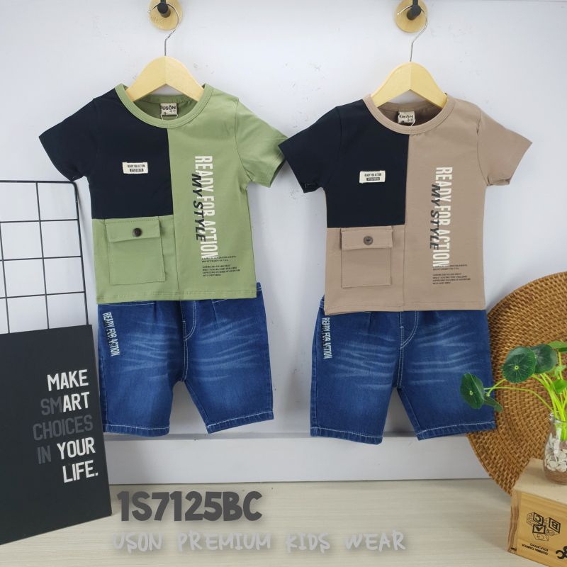 Setelan USON jeans baby-3tahun