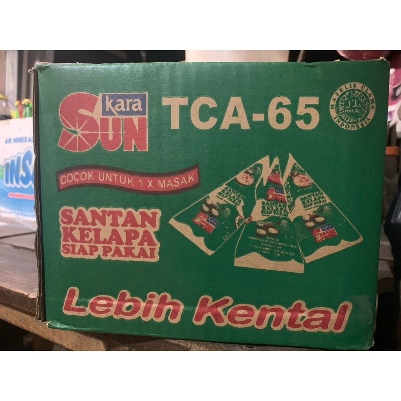 

1dus sun kara/santan kara 65ml isi 36pcs (santan kelapa siap pakai)