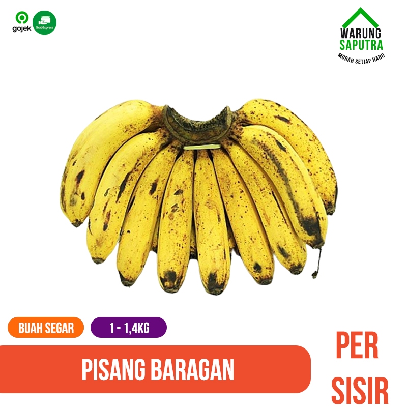 

Pisang Baragan Super Asli Medan Manis per sisir