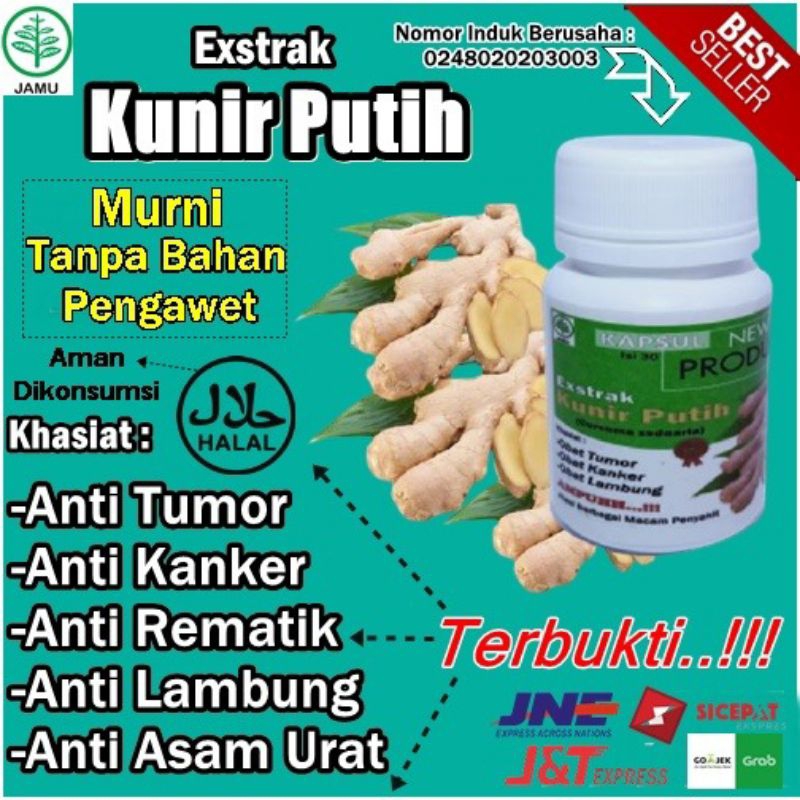 

OBAT KUNIR PUTIH PREMIUM HERBAL KUNYIT PUTIH ASLI JAMU KUNIR SERBUK KANKER TUMOR MAAG LAMBUNG ASAM URAT COD EKSTRAK KUNYIT PUTIH ALAMI 100% ORGANIK KAPSUL KUNYIT PUTIH MURAH KAPSUL KUNIT PUTIH OBAT SAKIT MAAG LAMBUNG ASAM LAMBSUNG GERD