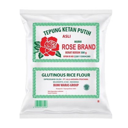 

Tepung Ketan Rose Brand 500 gram