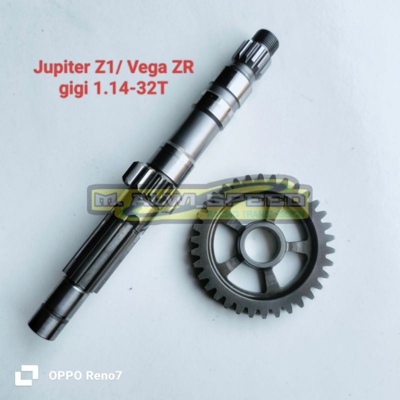 Rasio racing Jupiter Z1/ Vega ZR gigi 1.14-32T