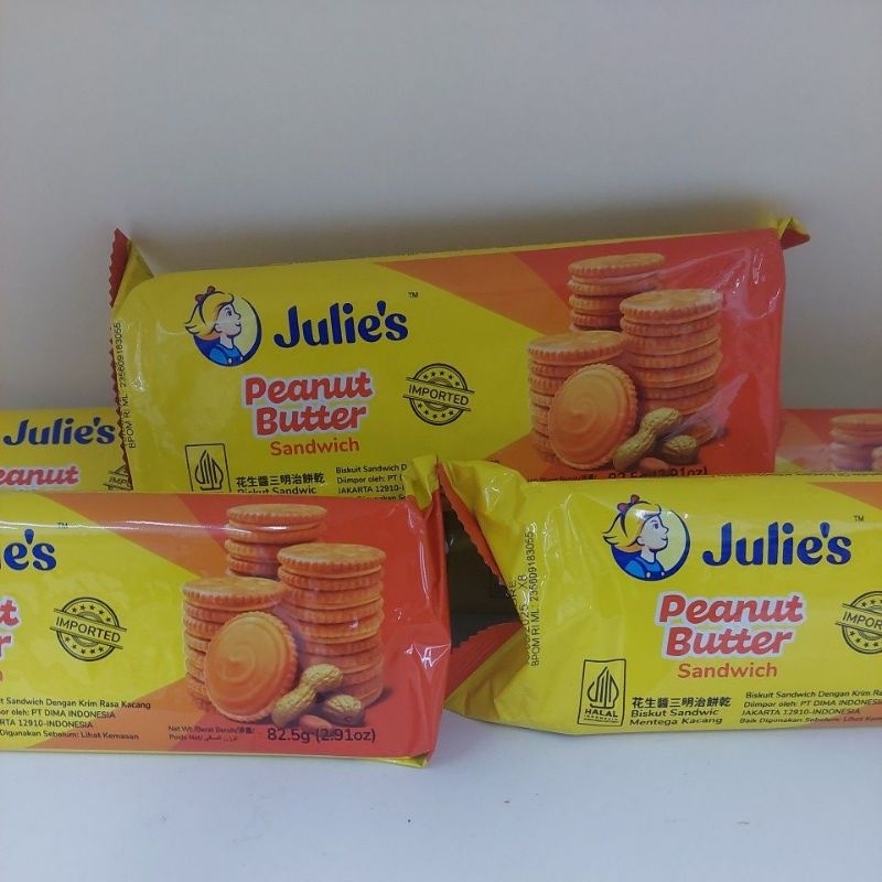 

JULIE'S BISKUIT/Julies Peanut / Julie's Peanut / Biskuit Kacang 180g