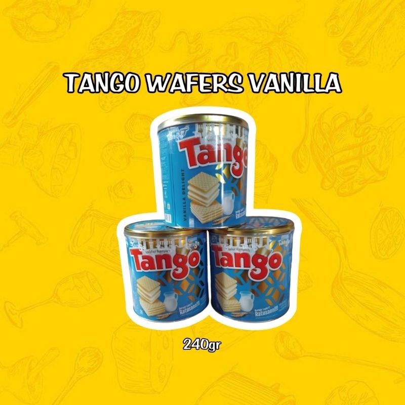 

Wafer tango kaleng rasa vanilla original tango wafer vanilla