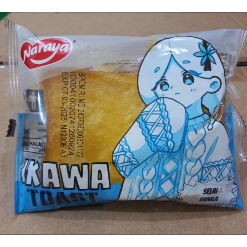 

Naraya Kawa Toast Panggang Isian 1pcs 60gram