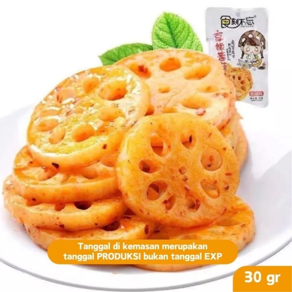 

[HALAL] Shikebuwang Lotus Sour Spicy Asam Pedas Snack Vegetarian / Cemilan China/ Cemilan Siap Saji