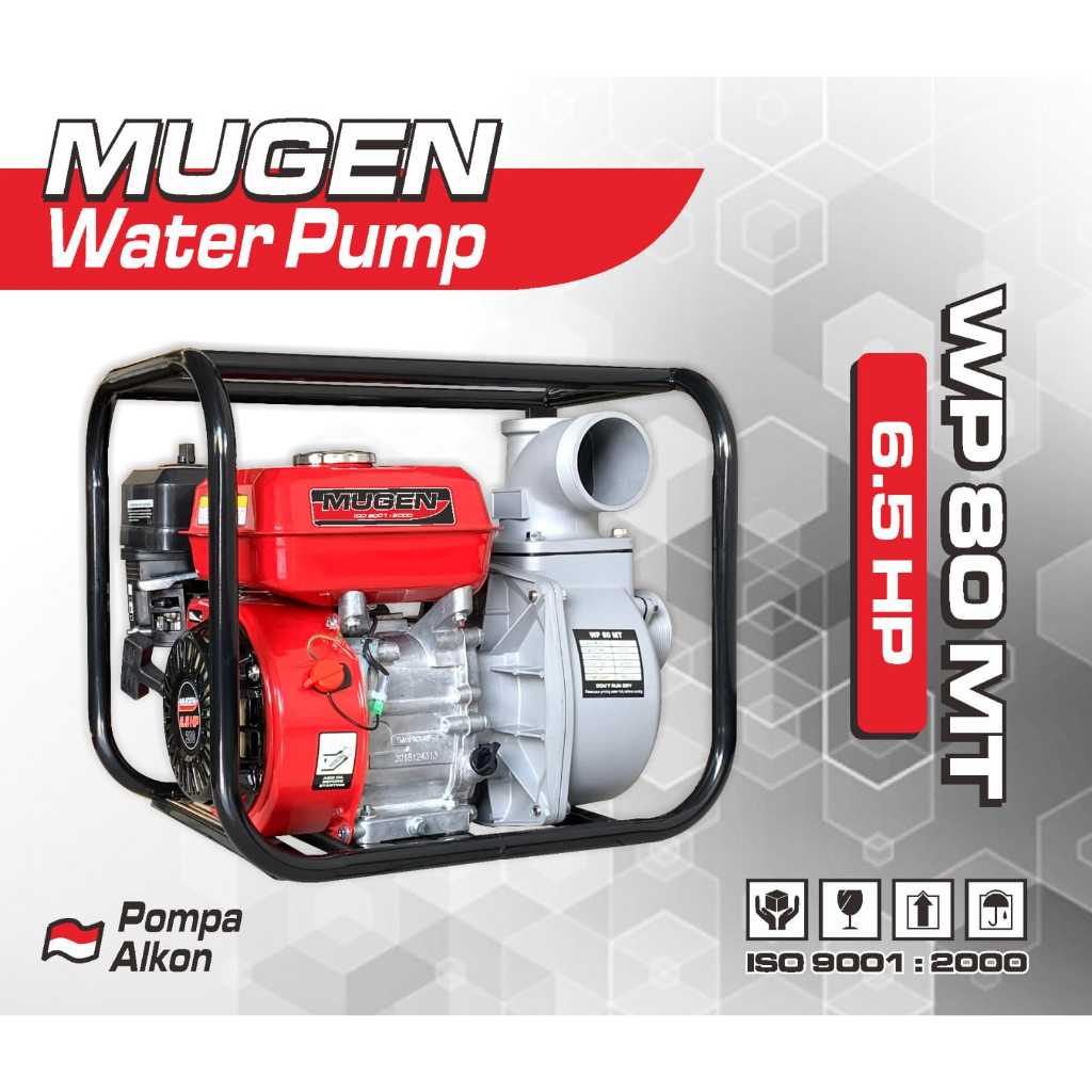 MUGEN WP 80MT Pompa Air Alkon 3 inch Waterpump Sawah