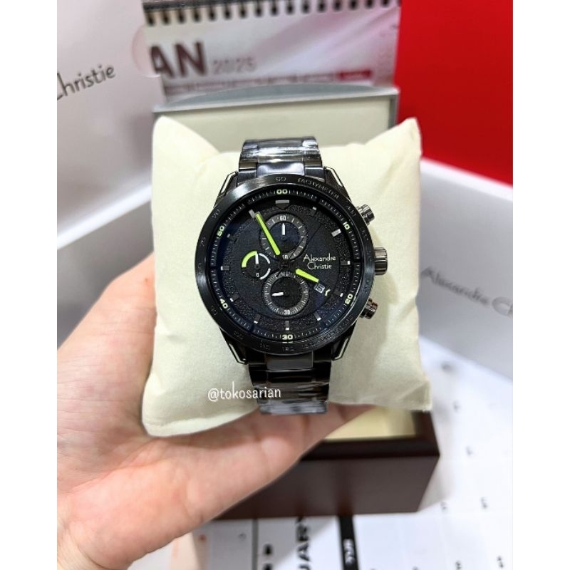 Alexander Christie AC 6647 MC Original Bergaransi Jam Tangan Rantai Sport Pria
