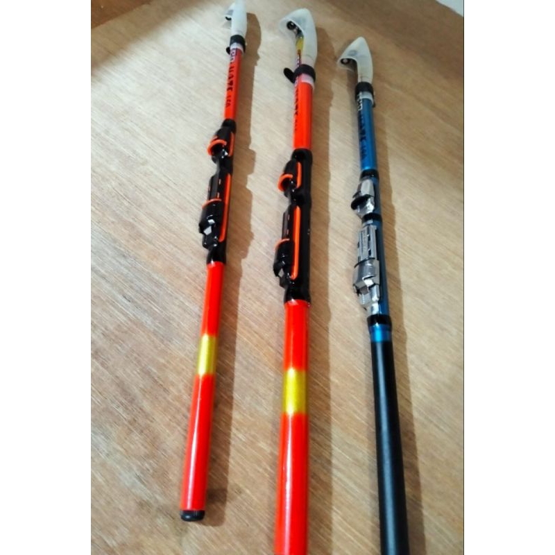 Rod/Joran Antena udang Silver Haze Lentur