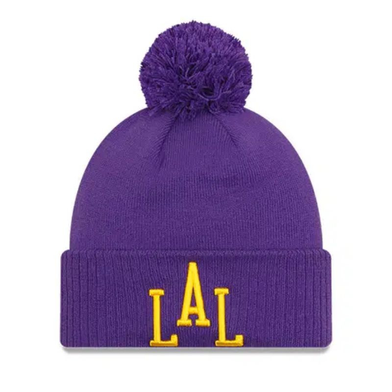 Beanie New Era Cap Los Angeles Lakers City Edition Alternate Original