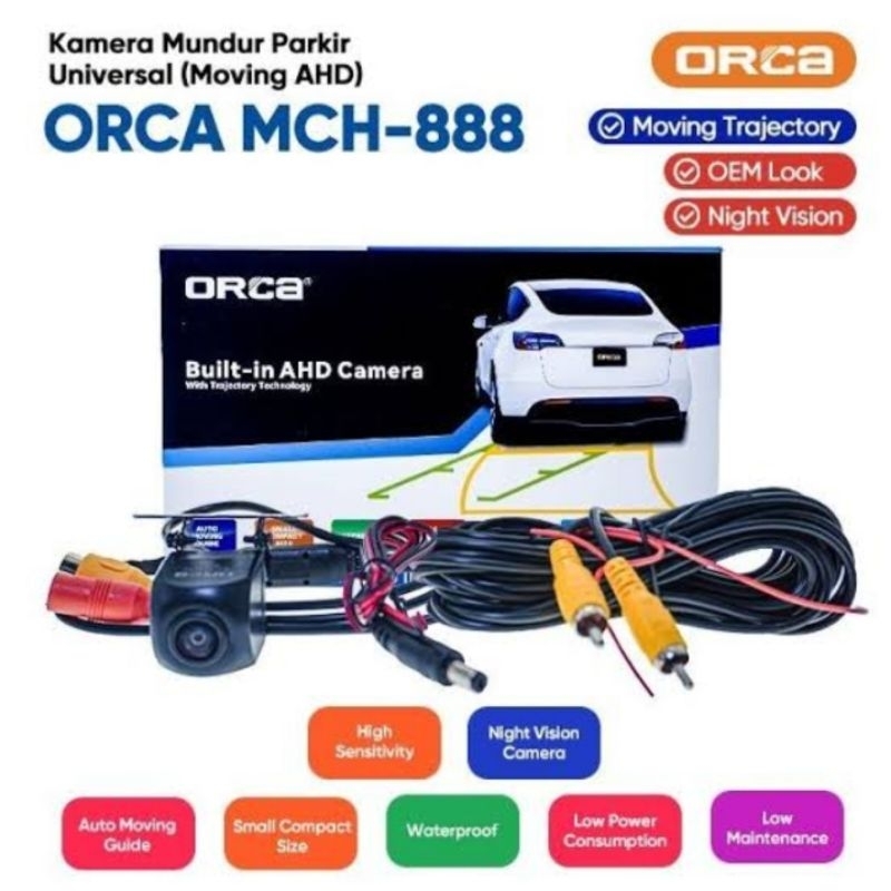 Kamera Mundur Moving Line, Orca