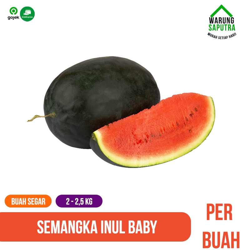 

Buah Semangka Inul / Baby Watermelon per Buah 2,5 kg