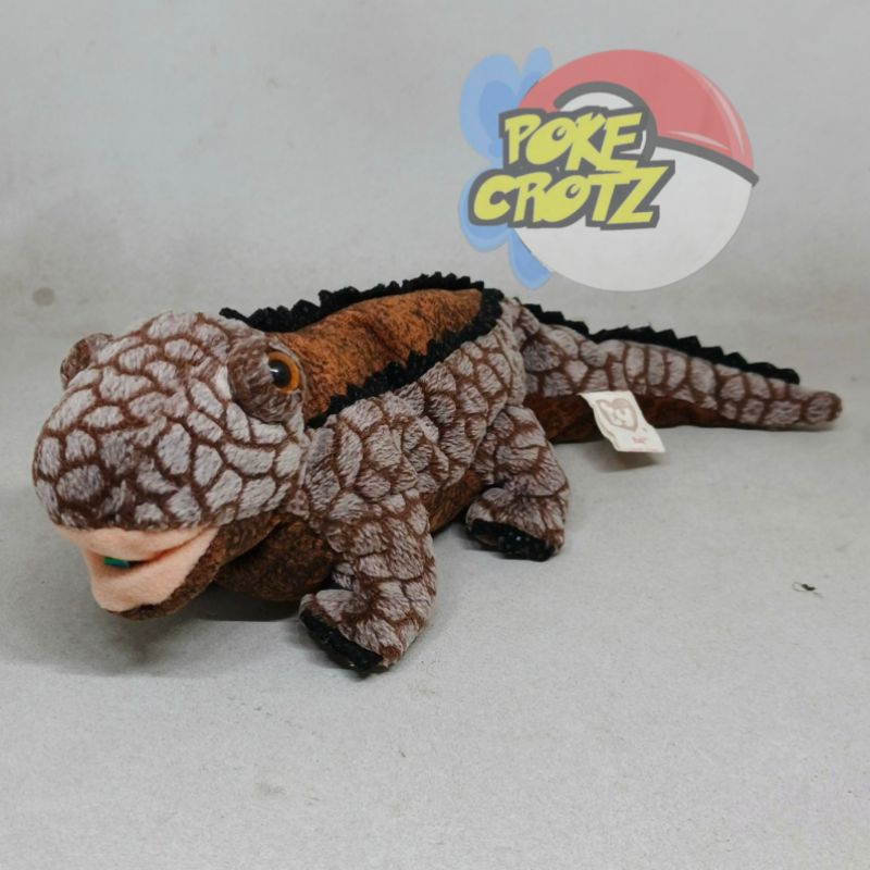Boneka Ty Beanie Baby Bali BRAND LOST the Komodo Dragon Mini plush 27cm