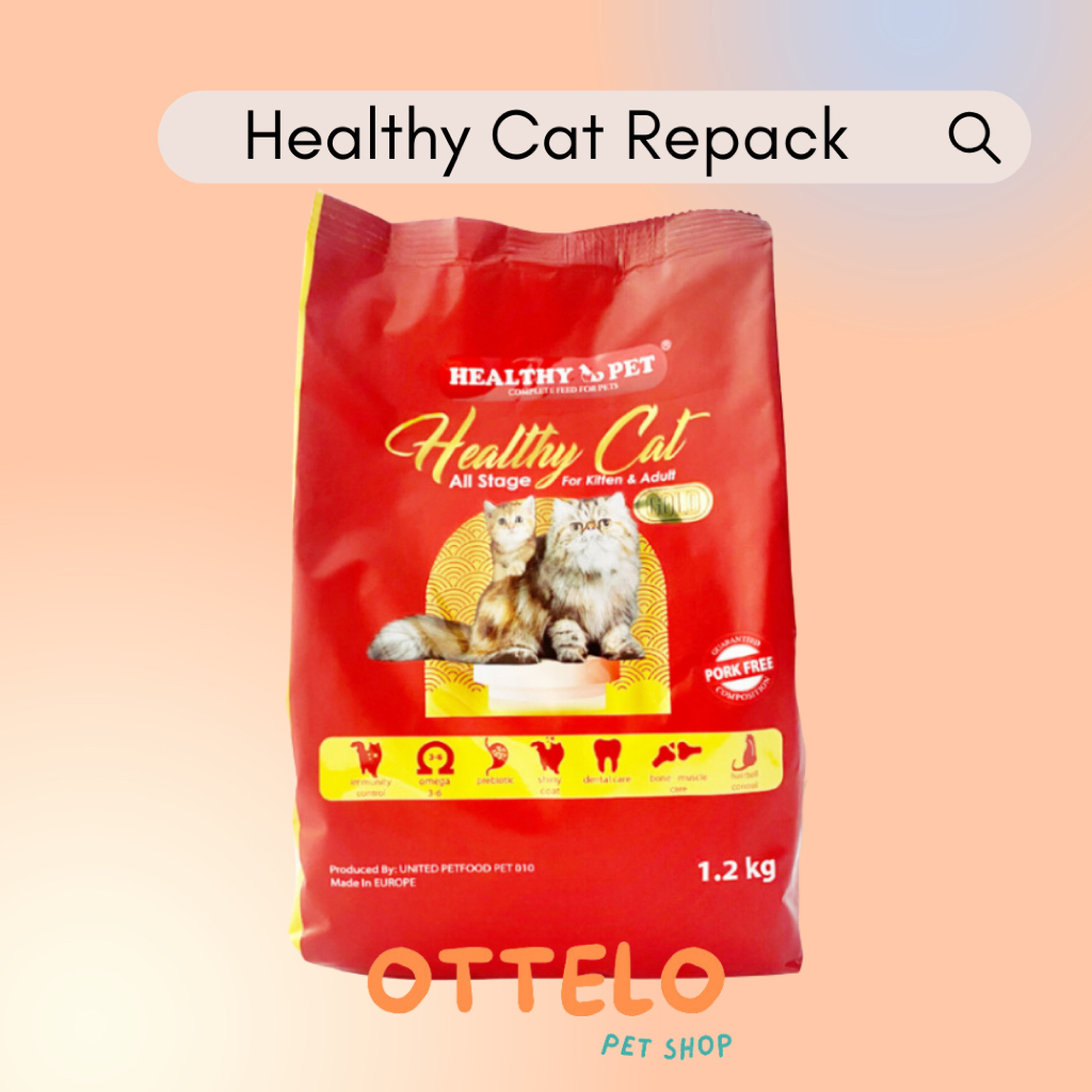 Healthy Pet Gold All Stages / Healthy Cat Repack Ottelo Pet Shop