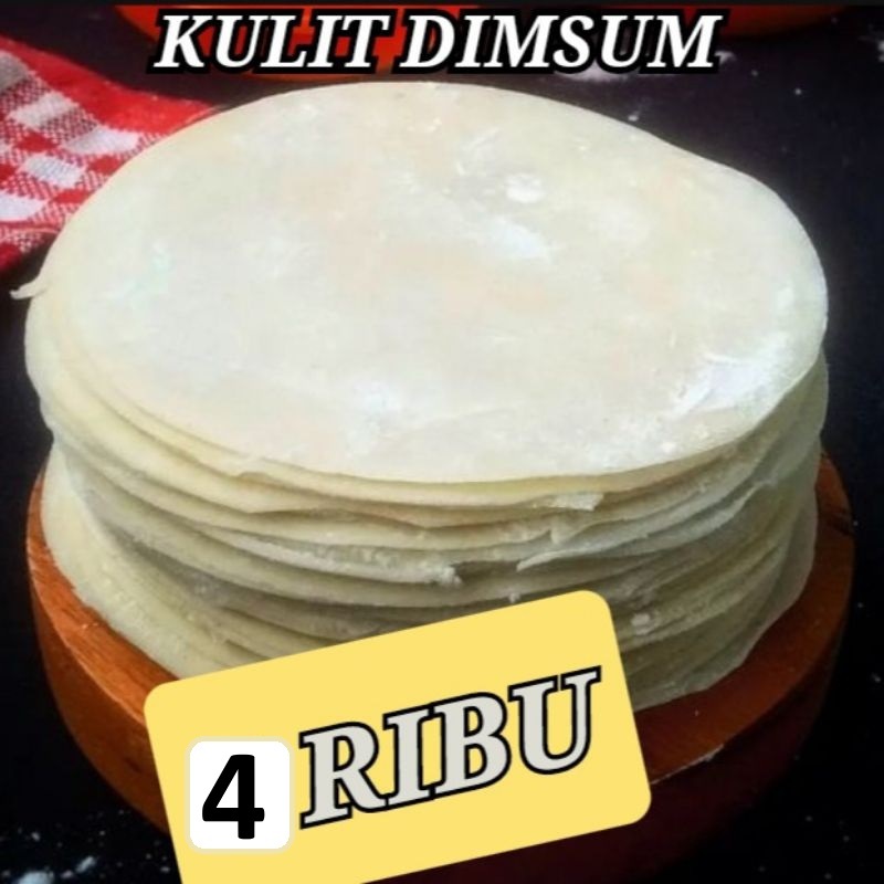 

Kulit dimsum isi 50 lembar / pack diameter 6 cm