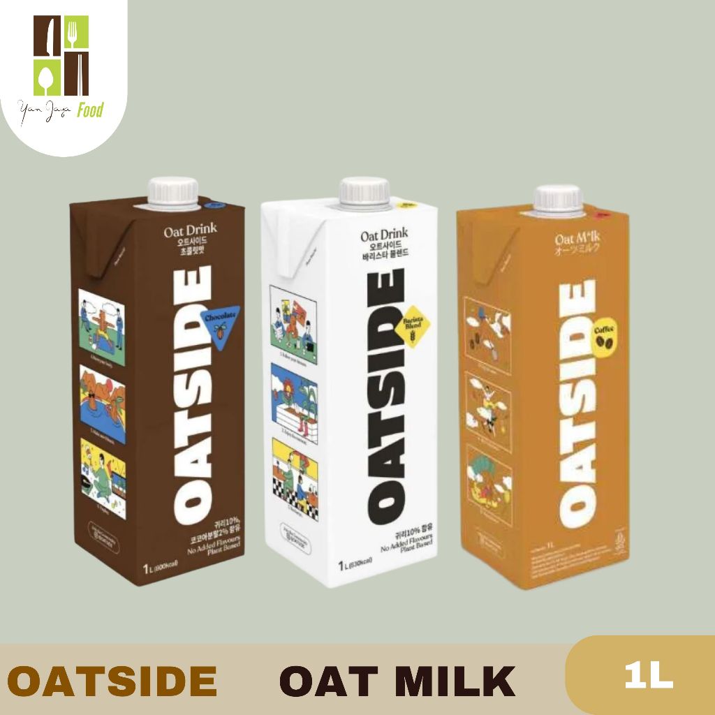 

Oatside / Oat Milk / Milk Chocolate / Coklat / Milk Barista Blend Kemasan 1L Liter 1 PCS