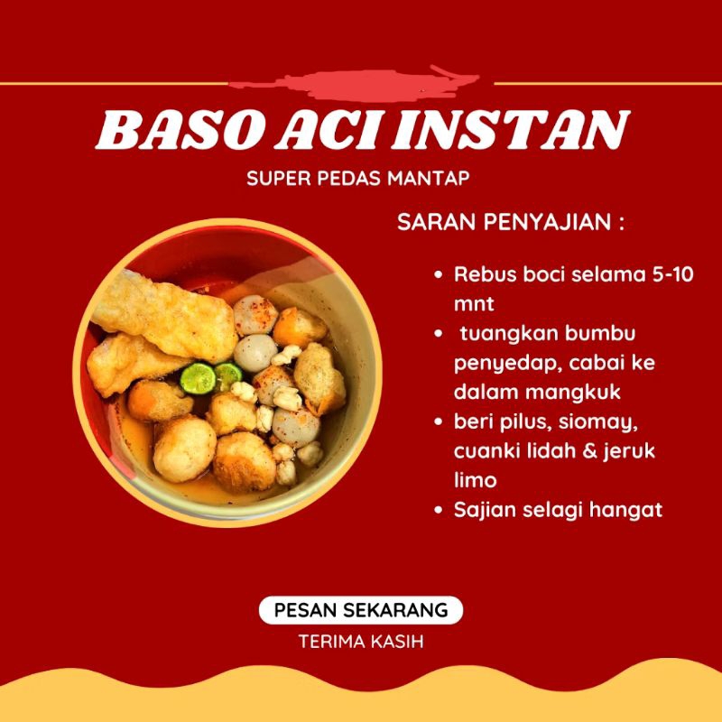

Bakso aci 12 bungkus