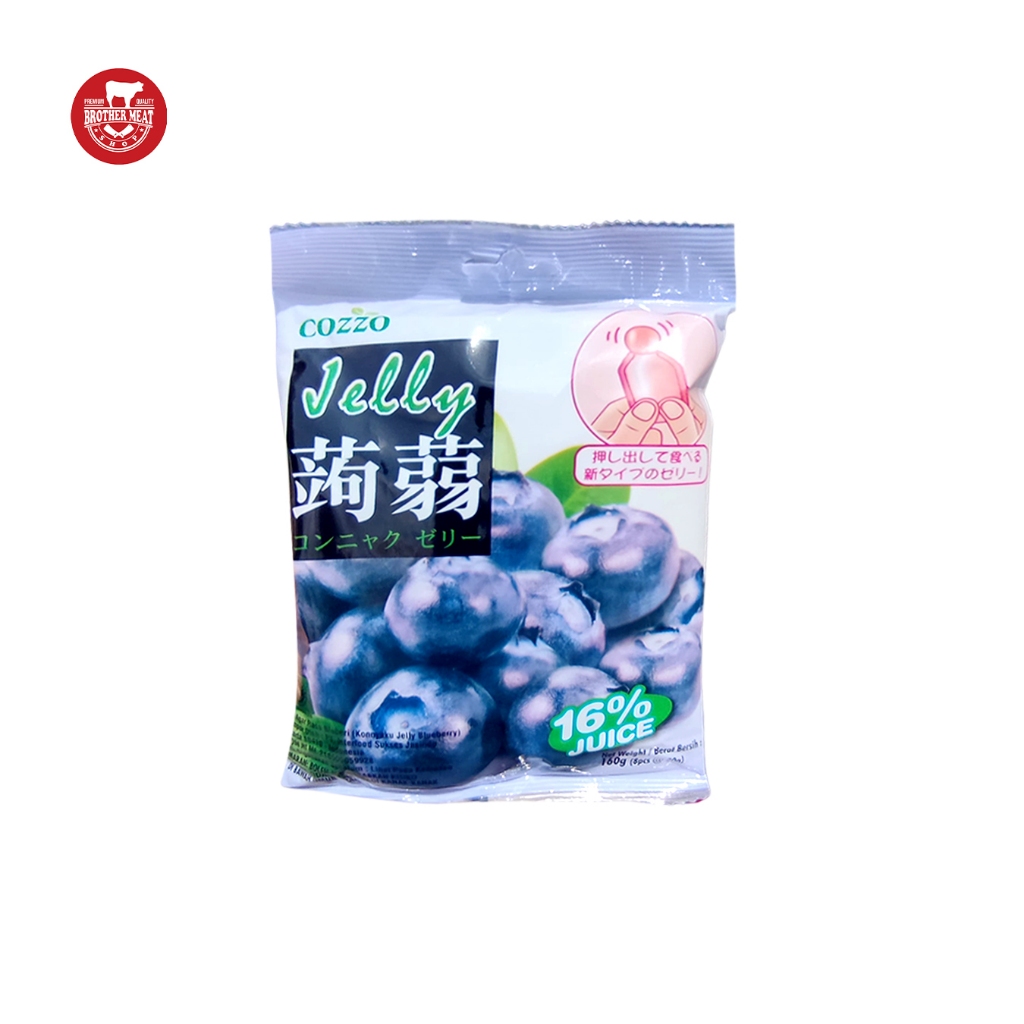 

Cozzo Konnyaku Jelly Blueberry 160gr - Brothermeatshop