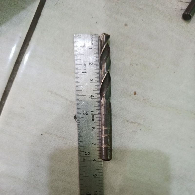 mata bor 7mm second utuh , mata bor besi