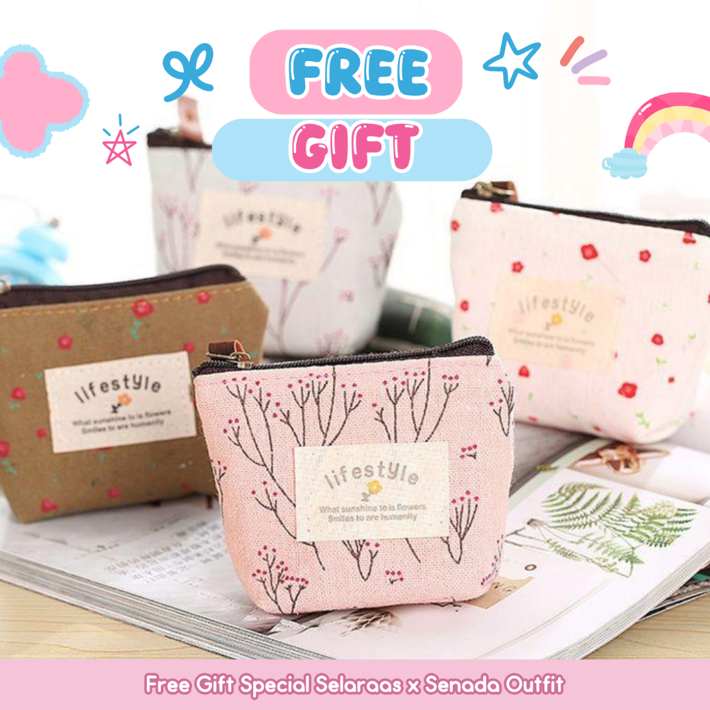 Dompet Koin Wanita Lucu | Dompet Koin Wanita Aesthetic Kekinian Kanvas