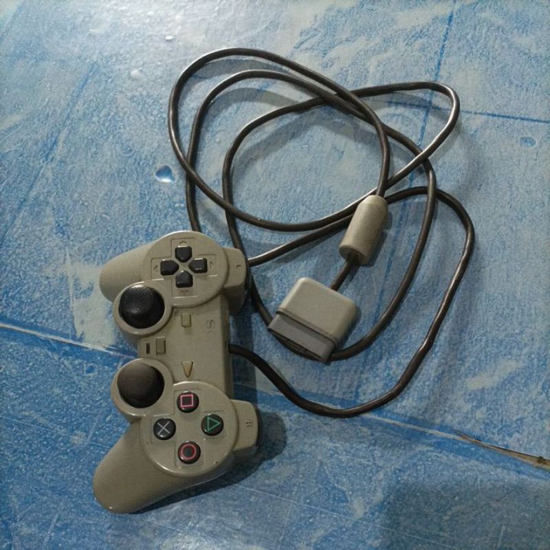 Stik PS2 abu-abu ori mesin bekas