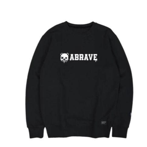 Sweater Crewneck Ambrave Simple Polos Hitam - Pria - Wanita Basic