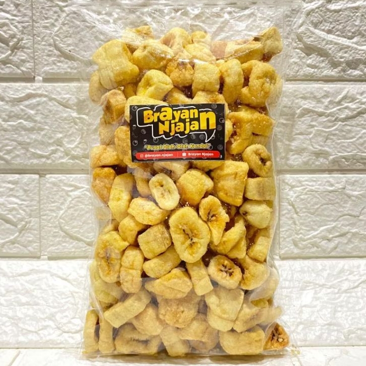 

KERIPIK PISANG OVEN 500 GRAM CEMILAN PISANG GENDUT MANIS NIKMAT