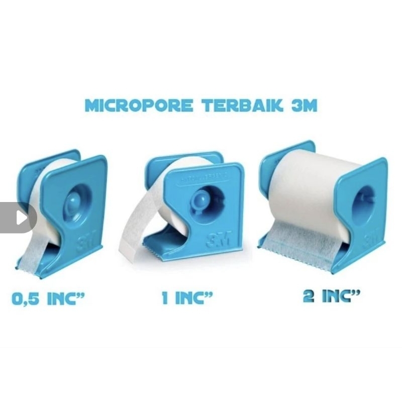 MICROPORE 0,5inc 1inc 2inc