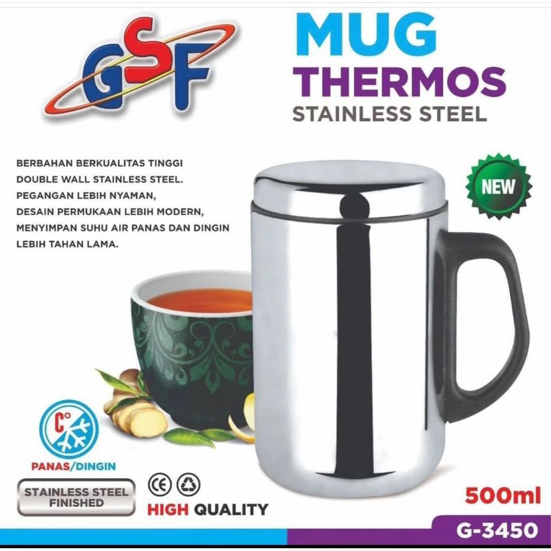 mug termos stainless