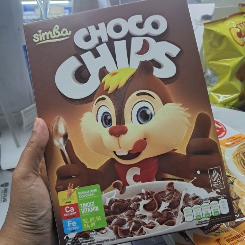 

Simba Sereal Choco Chips Strawberry Coklat Kemasan 150 g > 80 g > cup 34 g