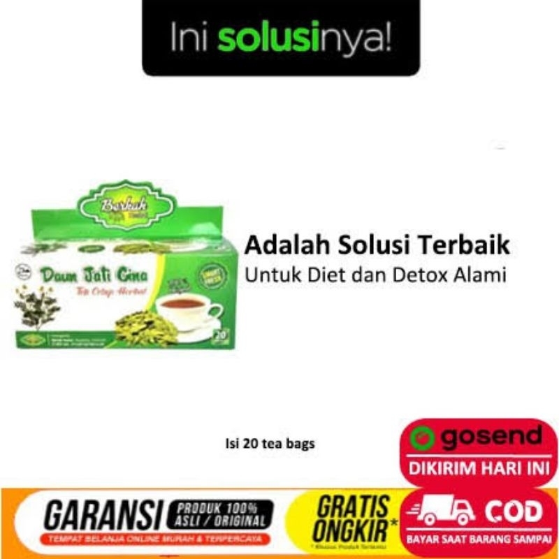 

TEH CELUP JATI CINA BERKAH ISI 20 BAG - TEH JATI CINA HERBAL ALAMI DIET