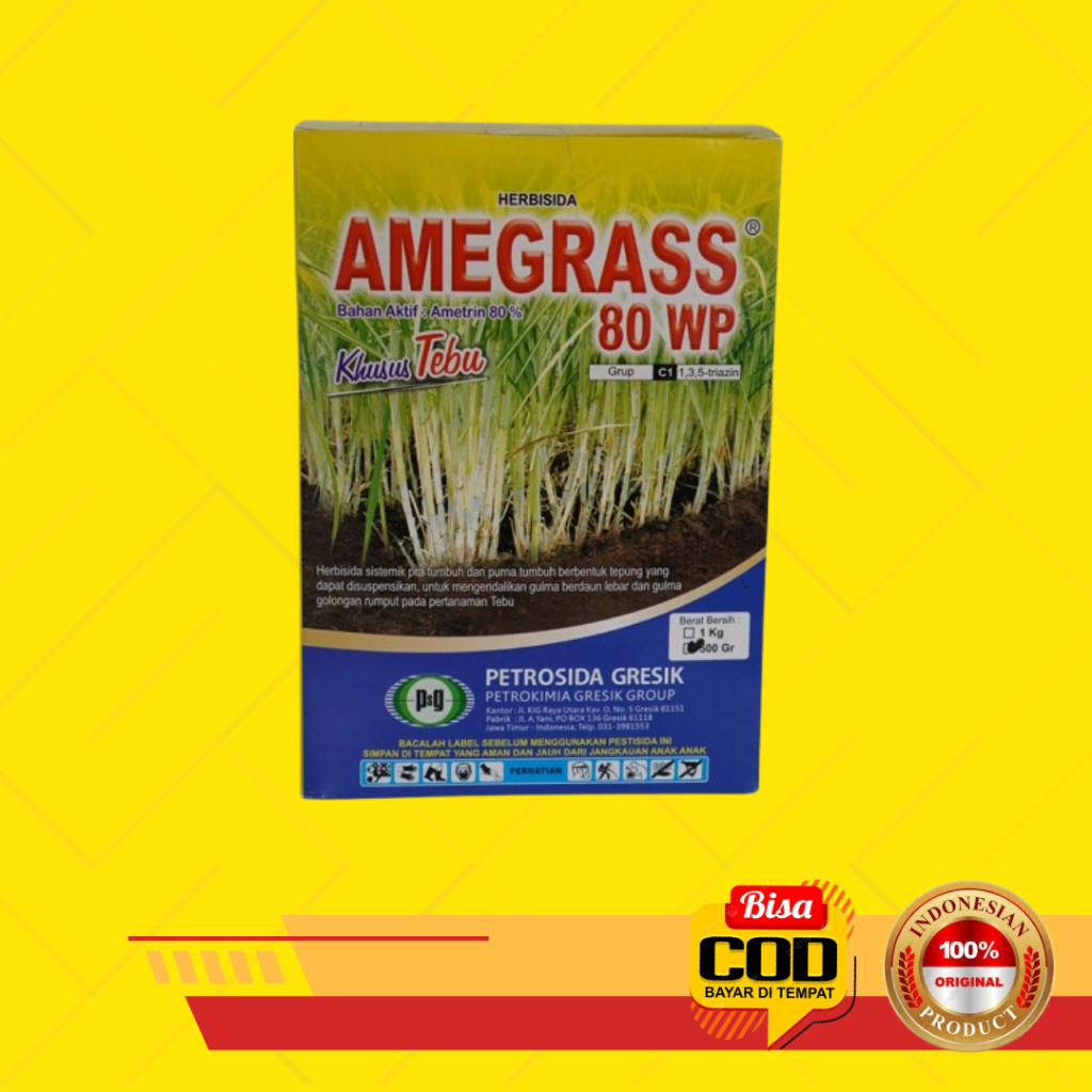 Amegrass 500 Gram Ametrin 80 % Herbisida Sistemik