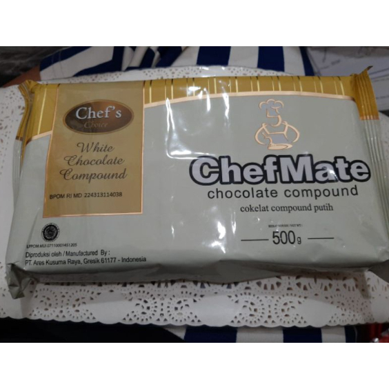 

CHEFMATE PUTIH/WHITE BLOK 500GR, BISA DIPARUT & DILUMERKAN