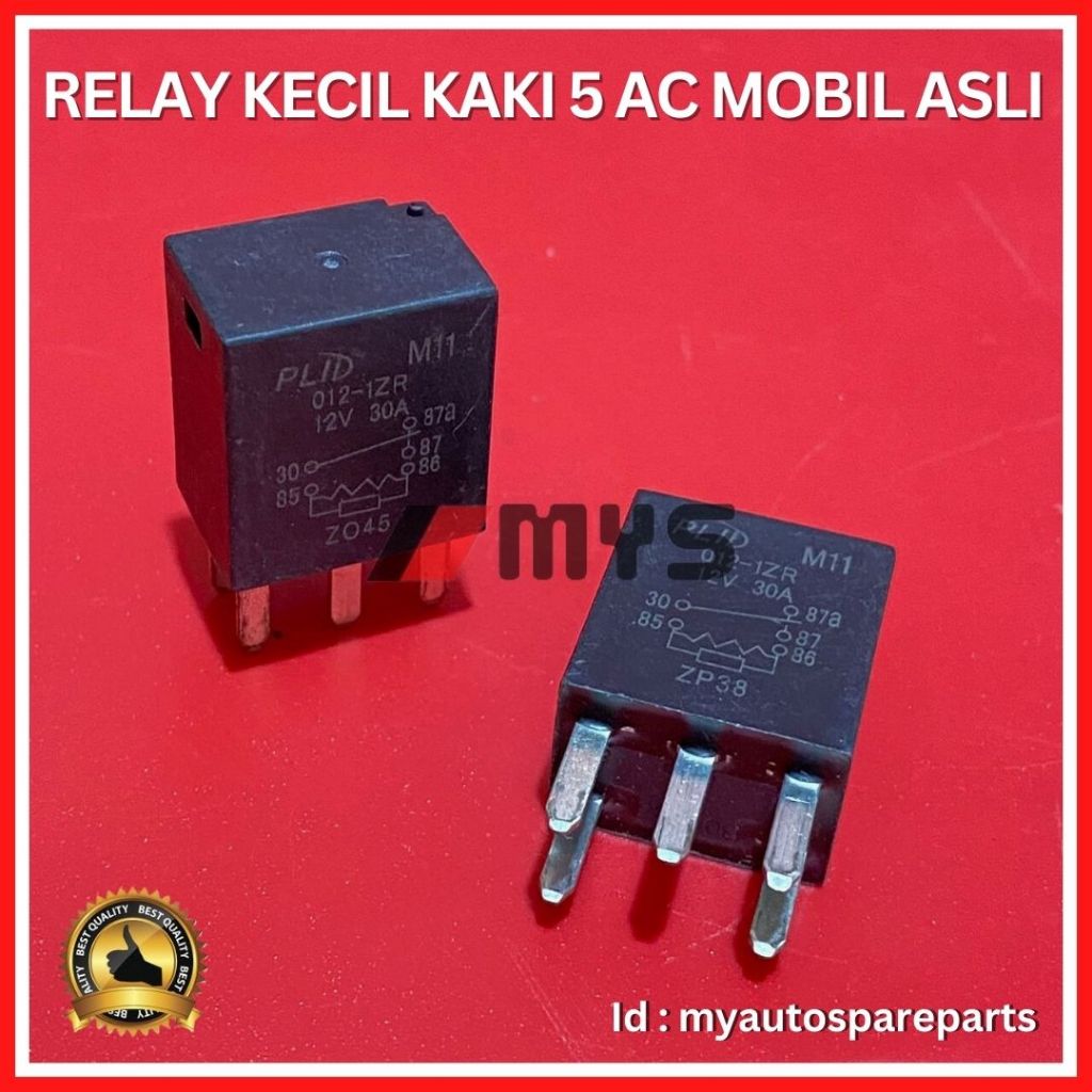 RELAY KECIL KAKI 5 AC Mobil ASLI