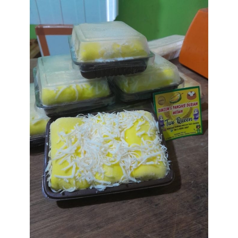 

pancake durian roll mini isi 3