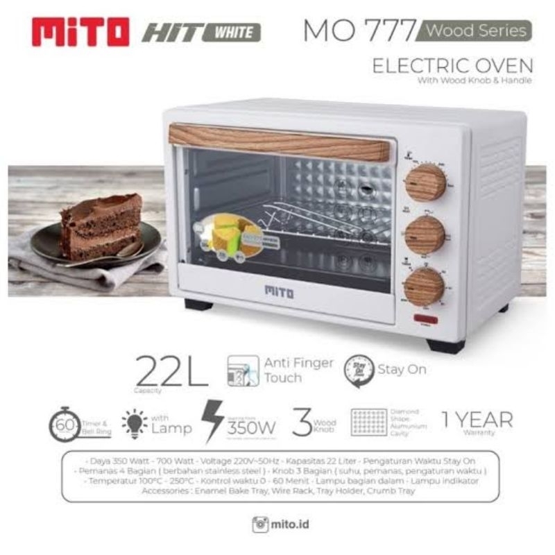 Oven Listrik Mito MO 777 Oven Listrik 22 Liter MO-777