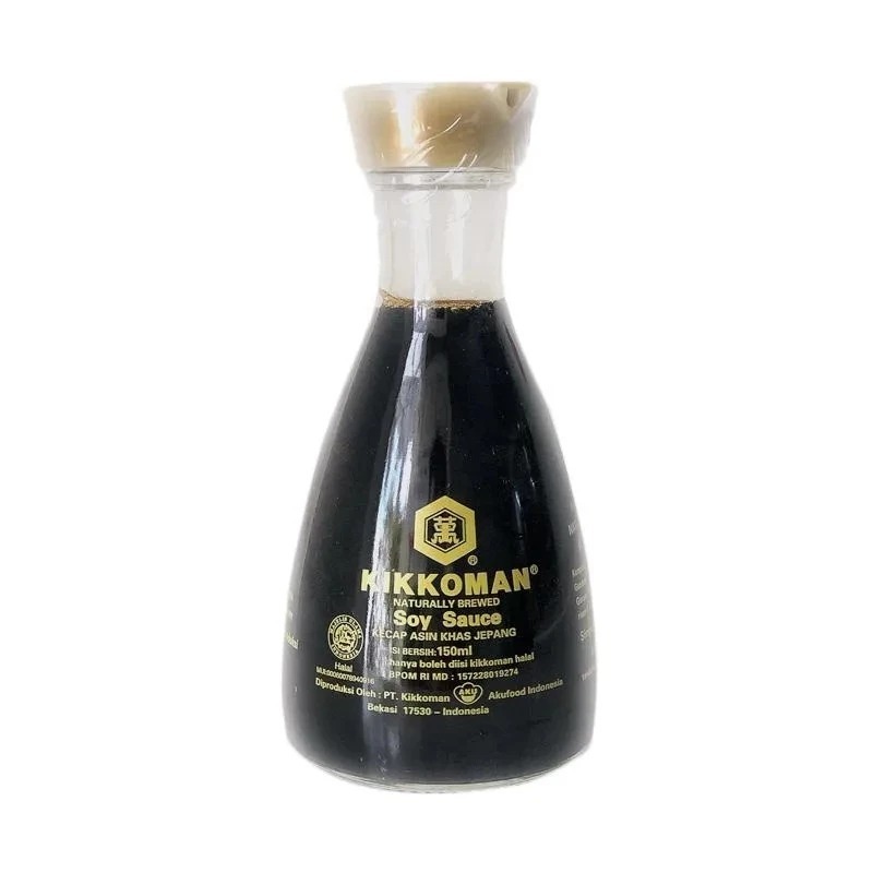 

KECA KIKKOMAN HALAL KIKKOMAN SOY SAUCE 150 ML DISPENSER BOTOL 150 ML - KECAP KIKKOMAN KEMASAN BOTOL PRAKTIS, MURAH, DAN HALAL