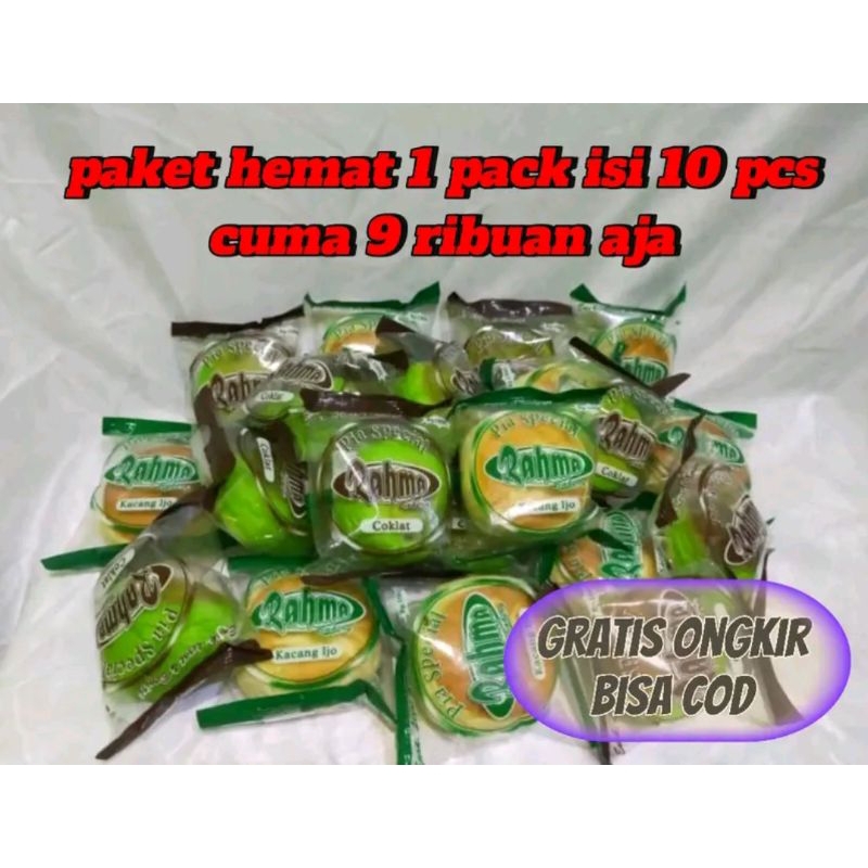 

PAKET HEMAT NYEMIL 1 PACK ISI 10 PCS ROTI GEPENG ISI COKLAT DAN KACANG IJO VIRAL || ROTI JADUL RASA COKLAT DAN KACANG IJO BEST SELLER ENAK MURAH