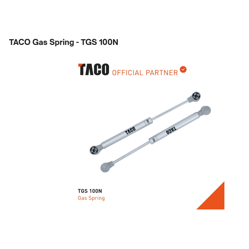 Gas Spring Taco 100N, Gas Hidrolik Taco 100n