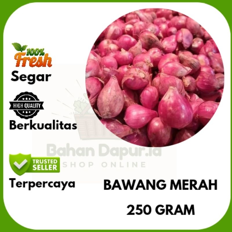 

BAWANG MERAH | 250 GRAM | Bahan Dapur id
