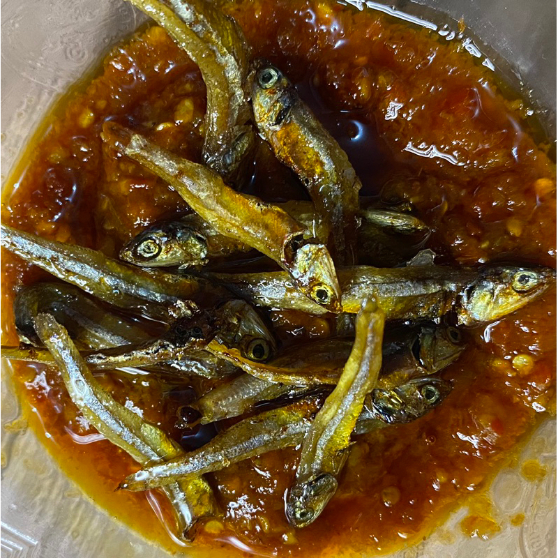 

Sambel Ikan TERI Segar Pedas / Sambel teri instan