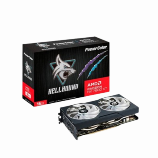 PowerColor Radeon RX 7600 XT 16GB GDDR6 Hellhound